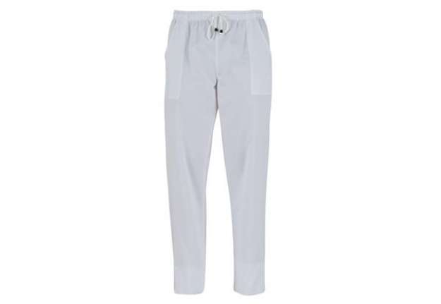 Immagine di Pantalone Pitagora - unisex - taglia M - bianco - Giblor's