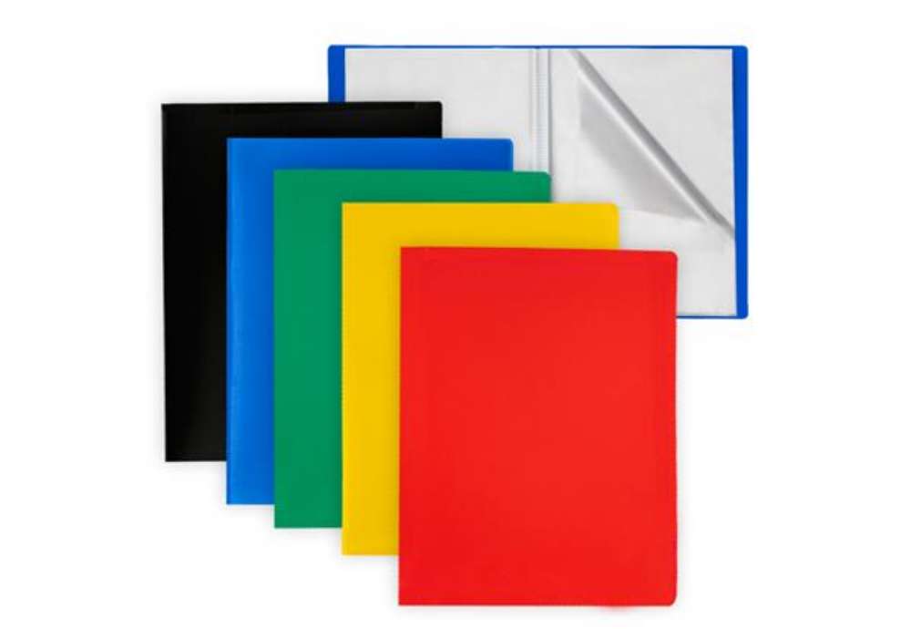 Immagine di Portalistini Eco - PP - 22 x 30 cm - 20 buste lisce - colori assortiti - Starline