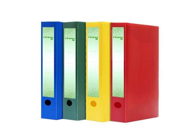 Immagine di Scatola progetto Eco - 25 x 35 cm - dorso 80 mm - verde - Starline
