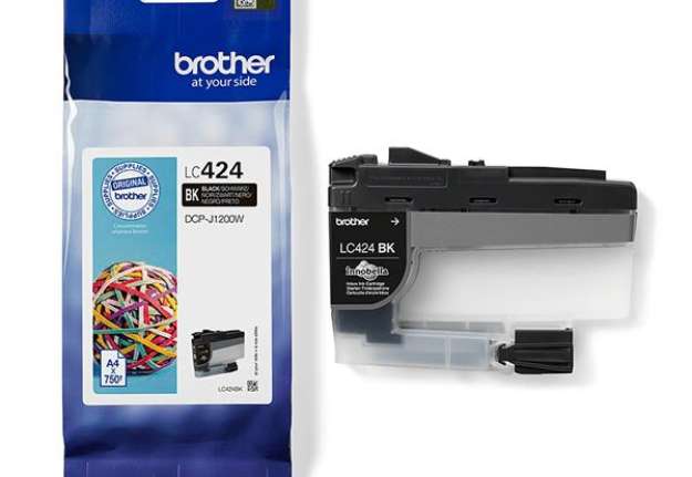 Immagine di Brother - Cartuccia - Nero - LC424BK - 750 pag