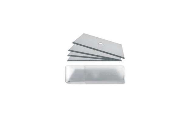 Immagine di Lame di ricambio Westcott 18 mm forma trapezoidale argento Conf. 10 pezzi - E-84020 00