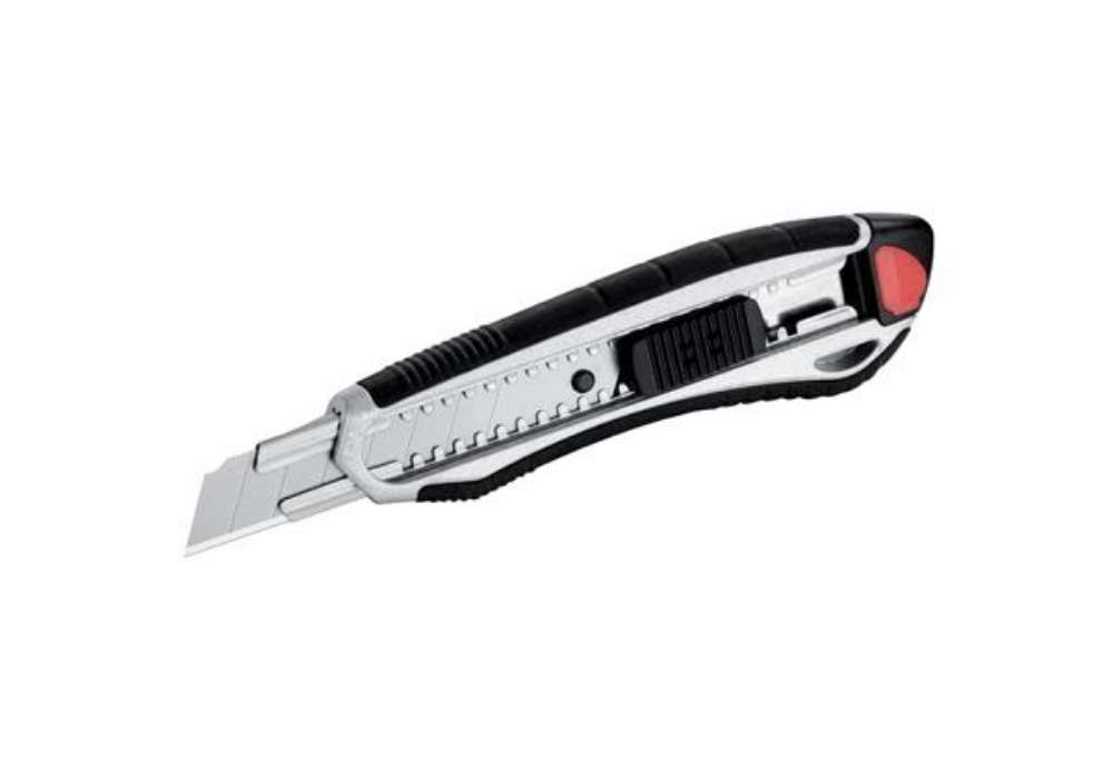 Immagine di Cutter Westcott Aluminum Alloy larghezza lama 18 mm argento / nero E-84025 00
