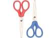 Immagine di Forbici per bricolage in blister Q-Connect rosso e blu 13,5 cm - E-KF01229 IA