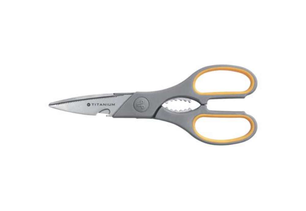 Immagine di Forbici Westcott Softgrip Titanium Super Multi simmetriche giallo/grigio lama 21 cm - E-30486 00