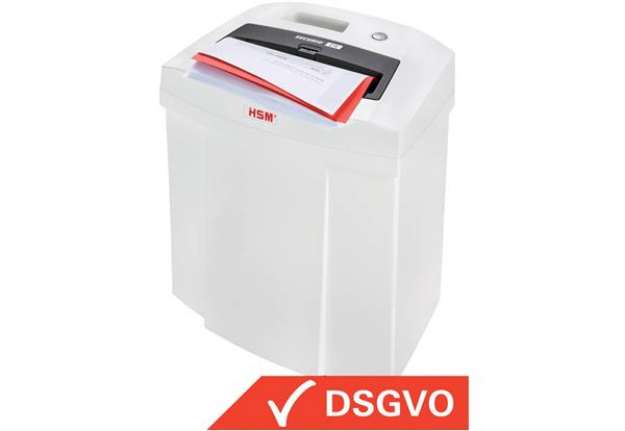Immagine di Distruggidocumenti uso moderato HSM SECURIO C14 - P-4 - 20 L - taglio a frammenti 4x25 mm - bianco -