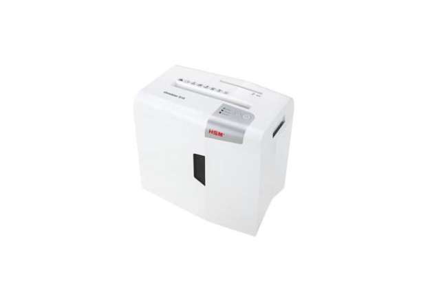 Immagine di Distruggidocumenti uso moderato HSM Shredstar S10 - P-2 - 18 L - taglio a strisce 6 mm - bianco/arge