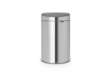 Immagine di Pattumiera Brabantia Touch Bin New 30,2x43,5x72,7 cm 40 litri Inox Satinato - 114823