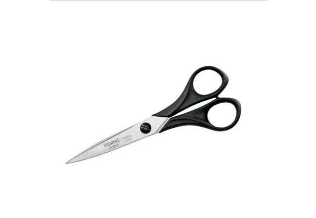 Immagine di Forbici professionali Dahle acciaio inox simmetriche nero 16 cm R050046
