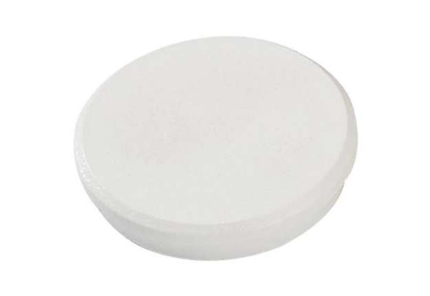 Immagine di Magneti Dahle rotondi Ø 32 mm bianco altezza 7 mm - forza 8 N - conf. 10 pezzi - R955321