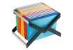 Immagine di Supporto per cartelle sospese LUXOR 33 cm forma a X assortiti 41x32x27 cm 10 cartelle - LUXOR 1 MX 1