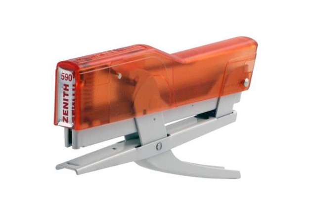 Immagine di Cucitrice a pinza ZENITH 590 Fun Rosso Trasparente/Bianco 0205901872