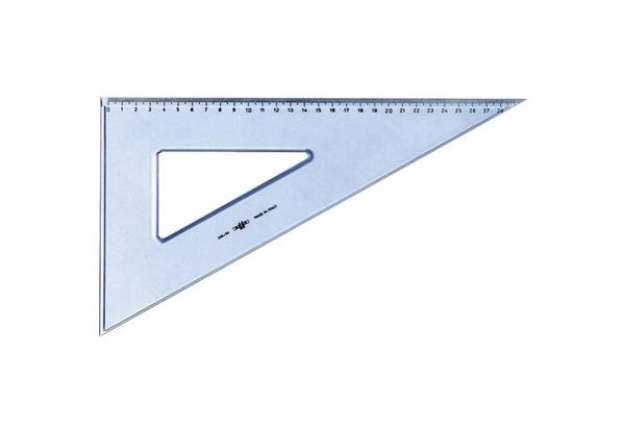Immagine di Squadra ARDA Linea Uni plastica termoresistente fumé ottico trasparente 60° cm 30 - 28830SS
