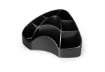 Immagine di Portaoggetti da scrivania ARDA Multipot Mydesk polistirene nero 8 scomparti 18,5x12,3x9 cm - 7121N