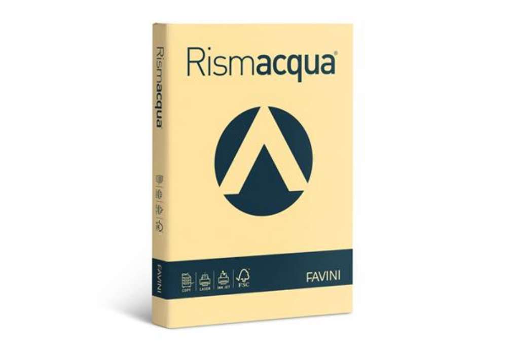 Immagine di Carta colorata Favini Rismacqua colori tenui 140 g/m² A3 camoscio 02 - Risma da 200 fogli - A65R213