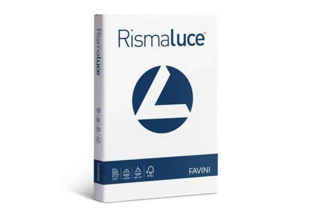 Immagine di Carta per fotocopie A4 Favini Rismaluce Bianca 120 g/m² Risma da 250 fogli - A604204