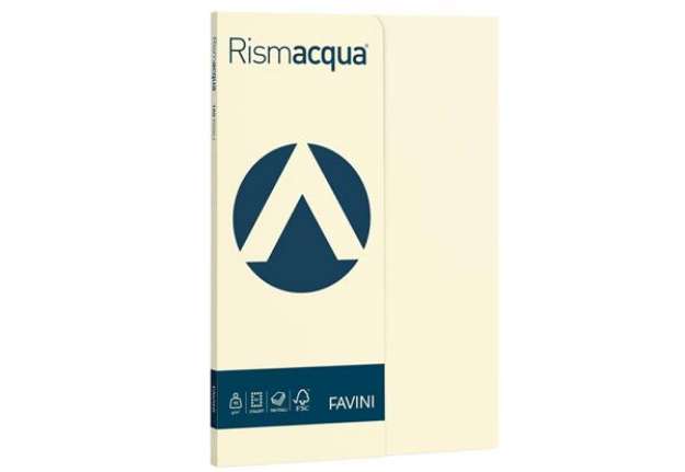Immagine di Carta colorata Favini Rismacqua Small 90 g/m² A4 avorio Risma da 100 fogli - A69Q144