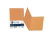Immagine di Cartellina semplice FAVINI FOLDER S cartoncino Simplex Luce&Acqua 200 g/m² 25x34cm arancio 56  conf.