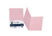Immagine di Cartellina semplice FAVINI FOLDER S cartoncino Simplex Luce&Acqua 200 g/m² 25x34cm rosa 10  conf.50