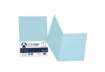 Immagine di Cartellina semplice FAVINI FOLDER S cartoncino Simplex Luce&Acqua 200 g/m² 25x34cm celeste 08  conf.