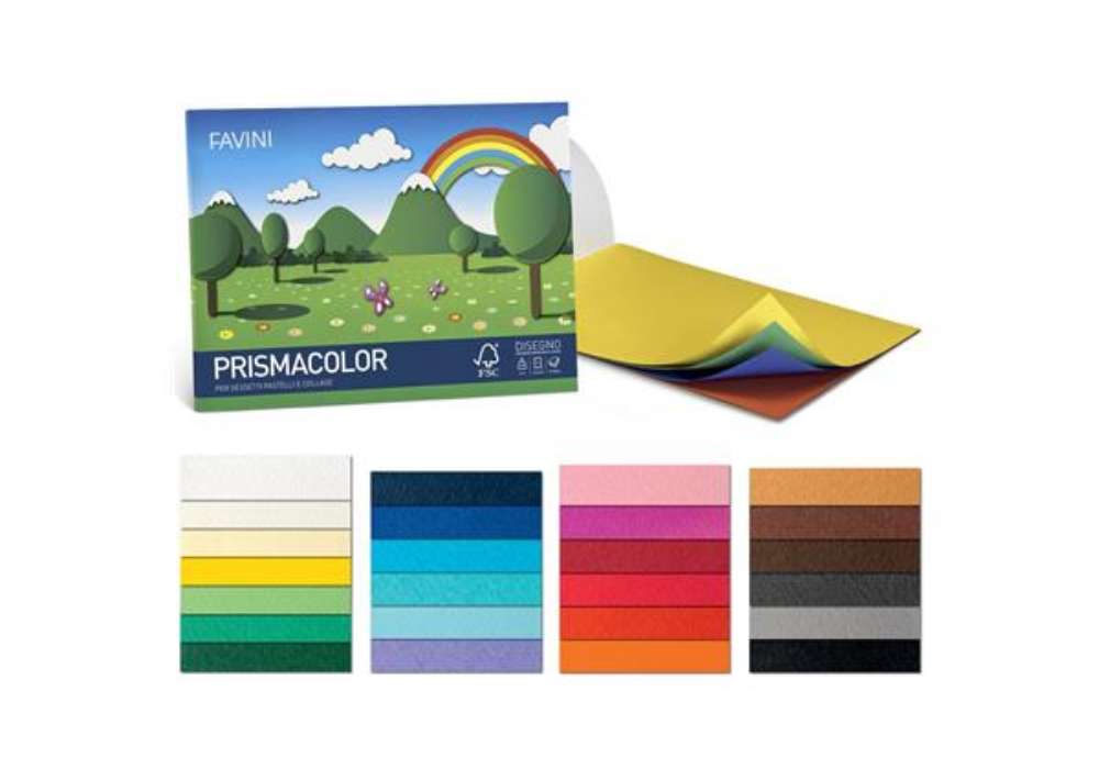 Immagine di Cartoncini Prisma FAVINI 10 PRISMA monoruvidi colorati 220 g/m² 70x100cm verde 37  conf.10 - A33D0A1