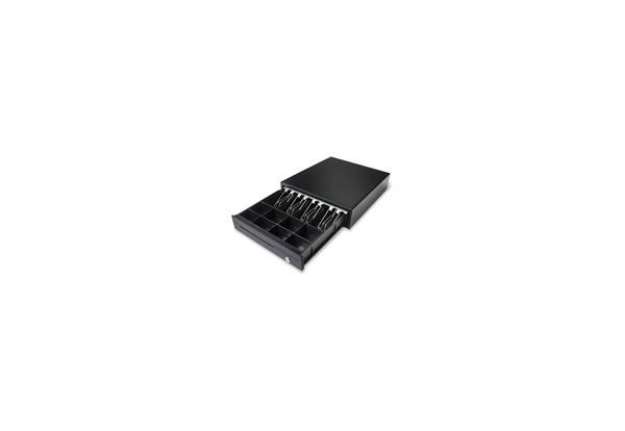 Immagine di Cassetto portadenaro Holenbecky 35x40,5x9 cm in acciaio nero 3439