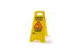 Immagine di Cartello Pavimento Bagnato Perfetto Factory giallo -21x30xh62 cm 0466