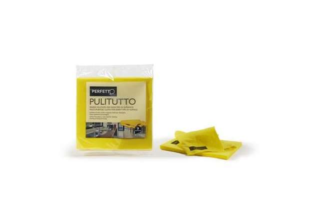 Immagine di Panni multiuso Perfetto Pulitutto 40x38 cm giallo Conf. 3 pezzi - 0264