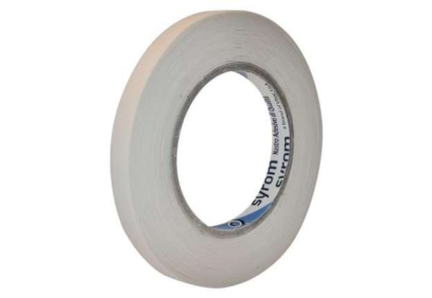 Immagine di Nastro biadesivo D.F.PLP 250 SYROM formato 15 mm x 50 m - materiale ppl trasparente - 3313