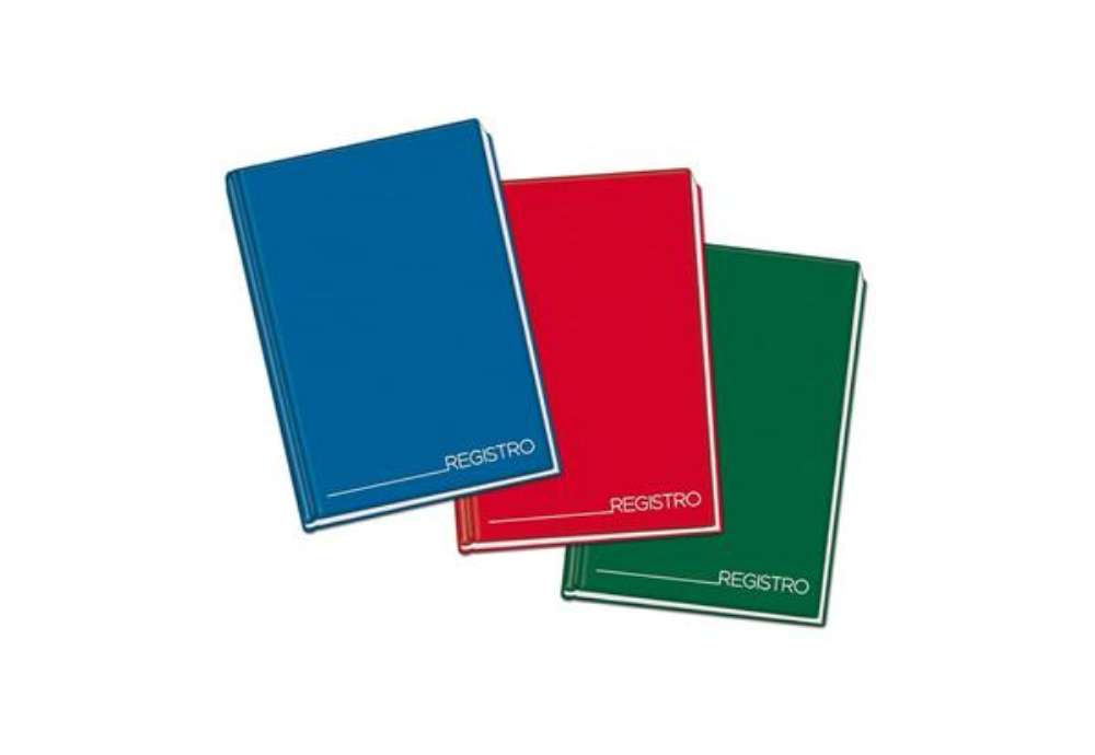 Immagine di Registro cartonato Blasetti con cucitura filo refe - 96 ff 70 g/m² A4 - quadr. 5 mm - 1344