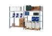 Immagine di Modulo base scaffalatura Paperflow RANG'ECO+ regolabile 100x80x200 cm blu - K603180