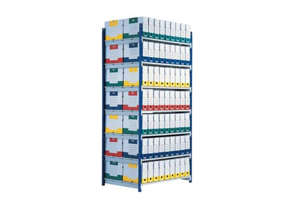Immagine di Modulo aggiuntivo per scaffalatura Paperflow RANG'ECO regolabile 100x68x200 cm blu - K605171