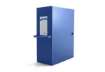 Immagine di Cartella portaprogetti con bottone Sei Rota Big - dorso 16 cm blu - 26x36 cm 68001607