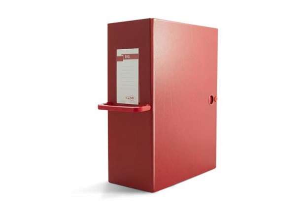 Immagine di Cartella portaprogetti con bottone Sei Rota Big - dorso 16 cm rosso - 26x36 cm 68001612