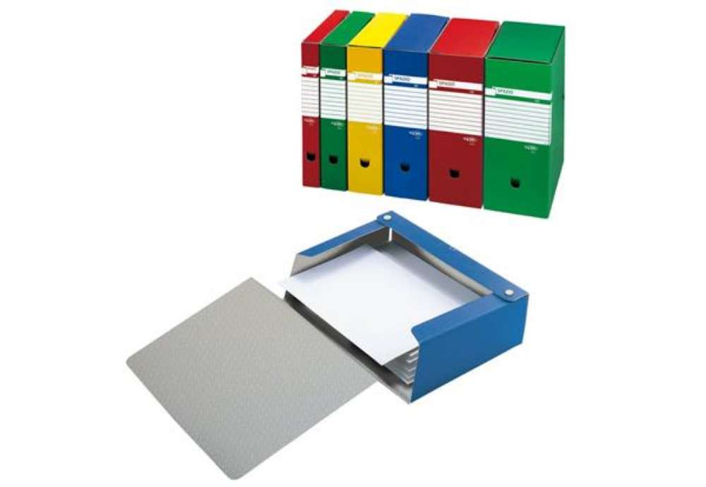 Immagine di Cartella portaprogetti Sei Rota Spazio - dorso 8 cm blu - 26x36 cm 67890807