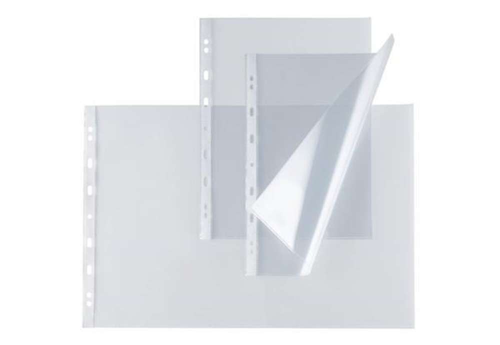 Immagine di Buste in PP liscio Sei Rota Atla T 150 - alto spessore trasparente 35x50 cm - conf. 10 pezzi - 66351