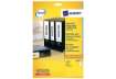 Immagine di Etichette bianche per raccoglitori Avery Ultragrip™ 61x192 mm - 4 et/foglio - stampanti laser - Conf