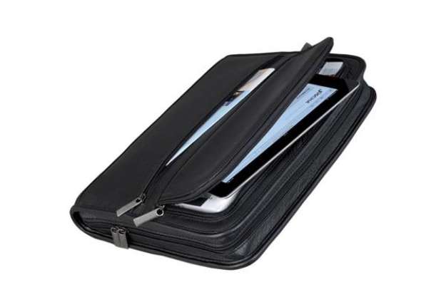Immagine di Cartella portadocumenti Alassio CARPO in pelle 28,5x7x36 cm A4 nero 30062