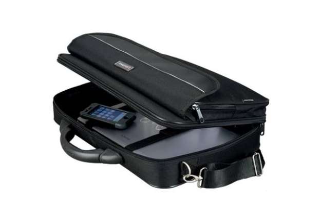Immagine di Borsa portacomputer Lightpak ELITE in poliestere nero L 42x10,5x33 cm fino a 17'' nero - 46111