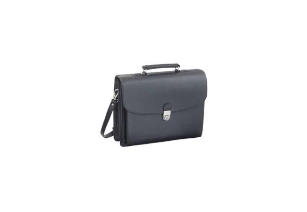 Immagine di Valigetta ventiquattrore Alassio FORTE in ecopelle 40x15x32 cm nero 92011