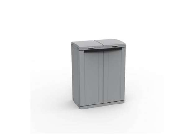 Immagine di Armadietto a due ante raccolta rifiuti TERRY EcoLine 2 - compatibile con contenitori serie ecobin -