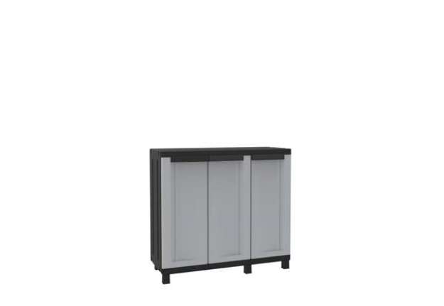 Immagine di Armadietto a tre ante TERRY Twist Black 102B grigio/nero 102x39x91,5 cm 1002711