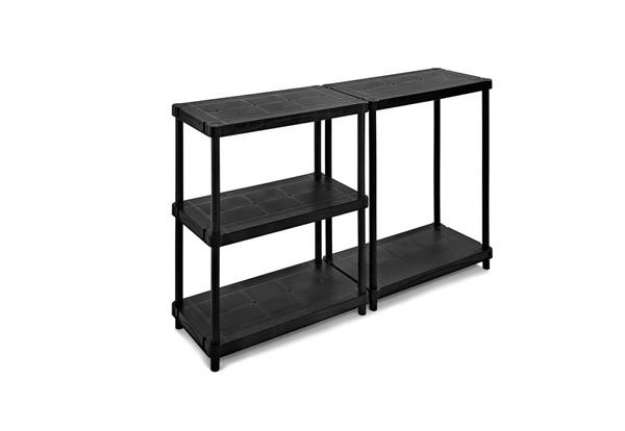 Immagine di EC - Scaffale a 5 ripiani TERRY Modulo 4080/5C 80x40x173,4 H cm nero 1002694