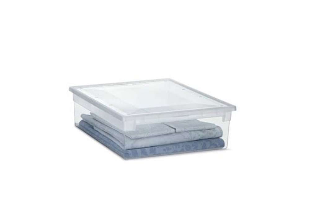 Immagine di Contenitore multiuso TERRY Light Box 52 - 22 L trasparente - 37,6x52x13,9 cm - 1002676