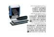 Immagine di Timbro componibile TRODAT Printy Typo 58x22 mm nero 43146