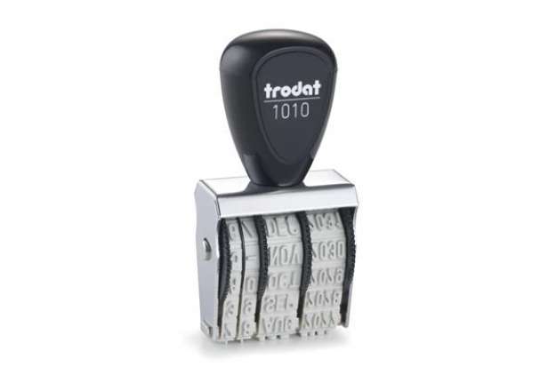 Immagine di Datario in gomma TRODAT CLASSIC 1010 in gomma - carattere 4 mm 54175