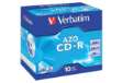 Immagine di CD-R AZO Verbatim 52x 700 MB Jewel Case da 10 pezzi - 43327