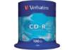 Immagine di CD-R Extra Protection Verbatim 700 MB 52x Spindle Case da 100 cd-r - 43411