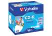 Immagine di CD-R AZO Verbatim 52x 700 MB jewel case da 10 cd - 43325