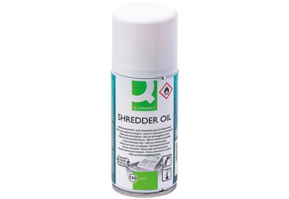 Immagine di Olio distruggidocumenti Q-Connect Aerosol 150 ml KF14455