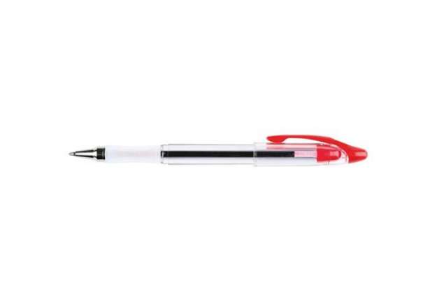 Immagine di Penna a sfera Q-Connect Delta punta 0,7 mm rosso KF00377
